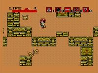 une photo d'Ã©cran de Aztec Adventure sur Sega Master System